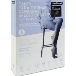 Medilast Panty De Compresión Preventiva Para Piernas Cansadas De Fácil Colocación 431 Beige Talla M, 1 Unidad