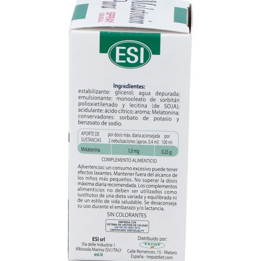 Melatonina Pura 1Mg. Spray 20Ml.