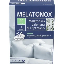 Melatonox Melatonina Valeriana y Triptofano 60comp - Dietmed