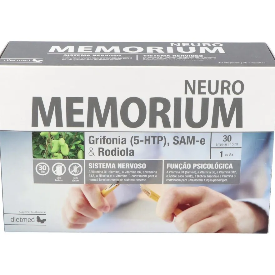 Memorium Neuro Grifonia-Rhodiola 30 Ampollas