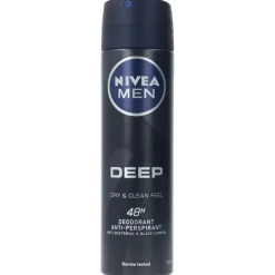 Men Deep Black Carbon Deo Vaporizador 150 Ml