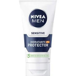 Men Sensitive Protector Hidratante 0% Alcohol Spf15 75ml - Nivea
