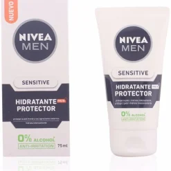 Men Sensitive Protector Hidratante 0% Alcohol Spf15 75ml - Nivea