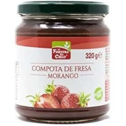 Mermelada Fresa sin Azúcar Bio 320 g - La Finestra Sul Cielo