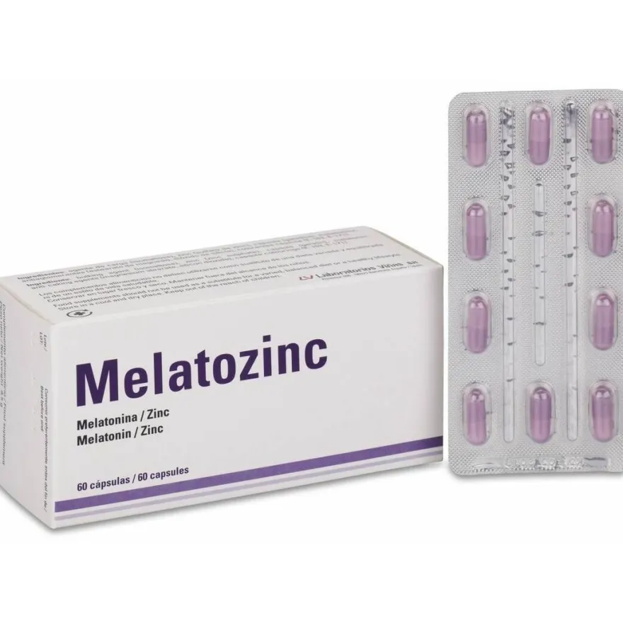 1 Mg, 60 Cápsulas - Melatozinc