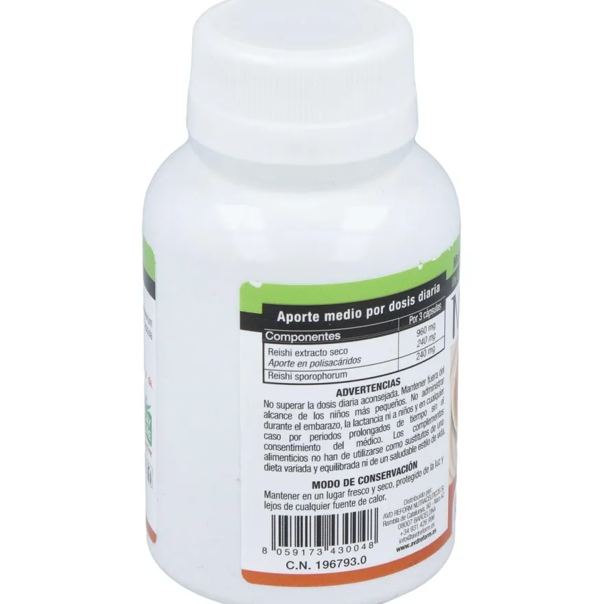 Micoteraphy Reishi 495 mg 90 Cápsulas Avd - Avd Reform