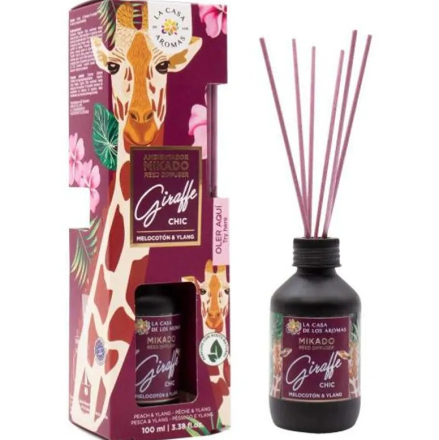 Mikado Ambientador Giraffe Chic 100ml - La Casa de los Aromas