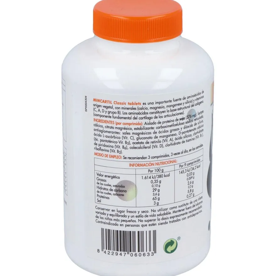 Mincartil Classic Tablets 180comp - Soria Natural