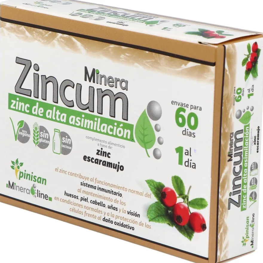 Minera Zincum 60caps - Pinisan