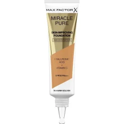 Miracle Pure Skin - Improving Foundation 24h Hydration spf30 76 - Warm Golden 30 ml - Max Factor