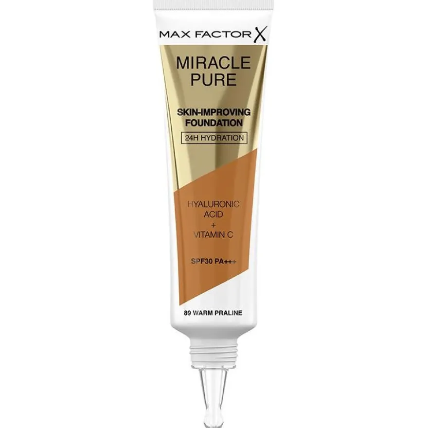 Miracle Pure Skin-Improving Foundation 24H Hydration Spf30 89-Warm Praline 30 Ml