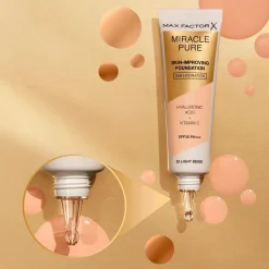 Miracle Pure Skin-Improving Foundation 24H Hydration Spf30 89-Warm Praline 30 Ml