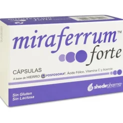 Miraferrum Forte Complemento Alimenticio 30 Cápsulas - Shedir