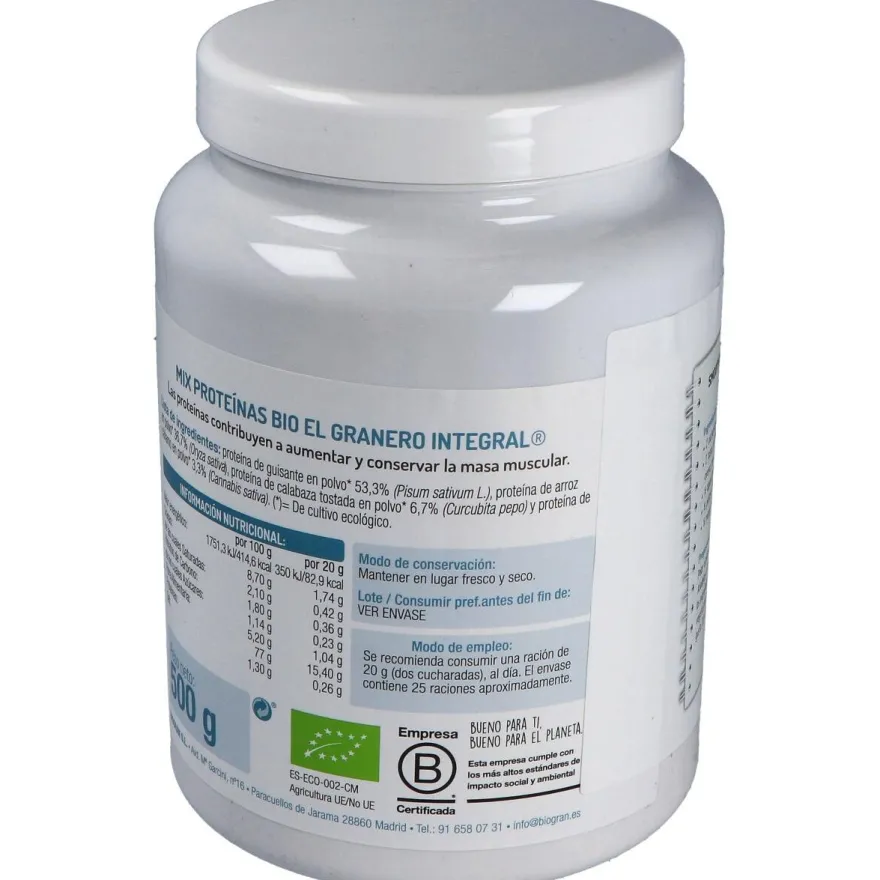 Mix Proteinas 500gr. Bio - El Granero