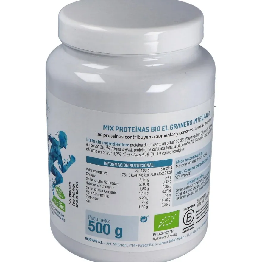 Mix Proteinas 500gr. Bio - El Granero
