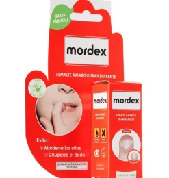 Mordex Esmalte Amargo Transparente (1 Envase 9 ml con Pincel) - Otros Laboratorios