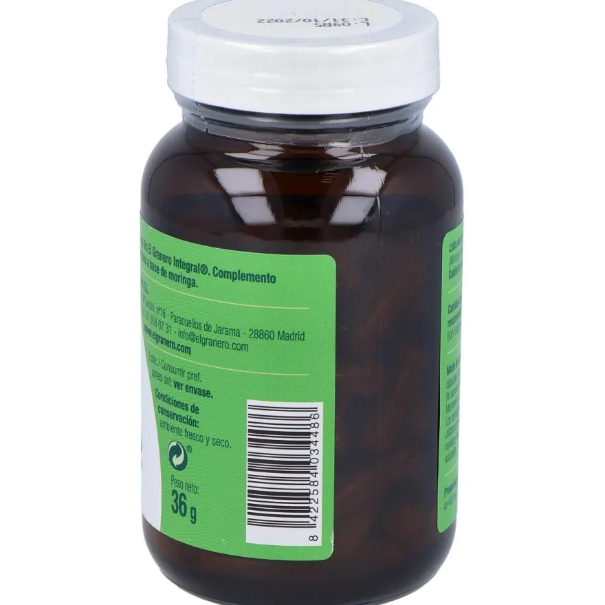 Moringa Bio 400mg 90caps - El Granero
