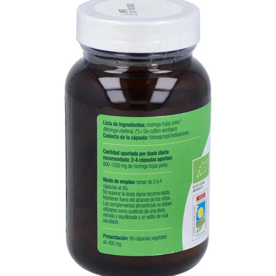 Moringa Bio 400mg 90caps - El Granero