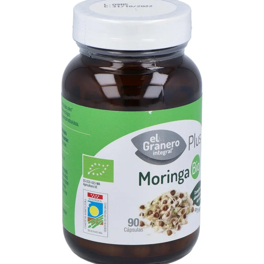 Moringa Bio 400mg 90caps - El Granero