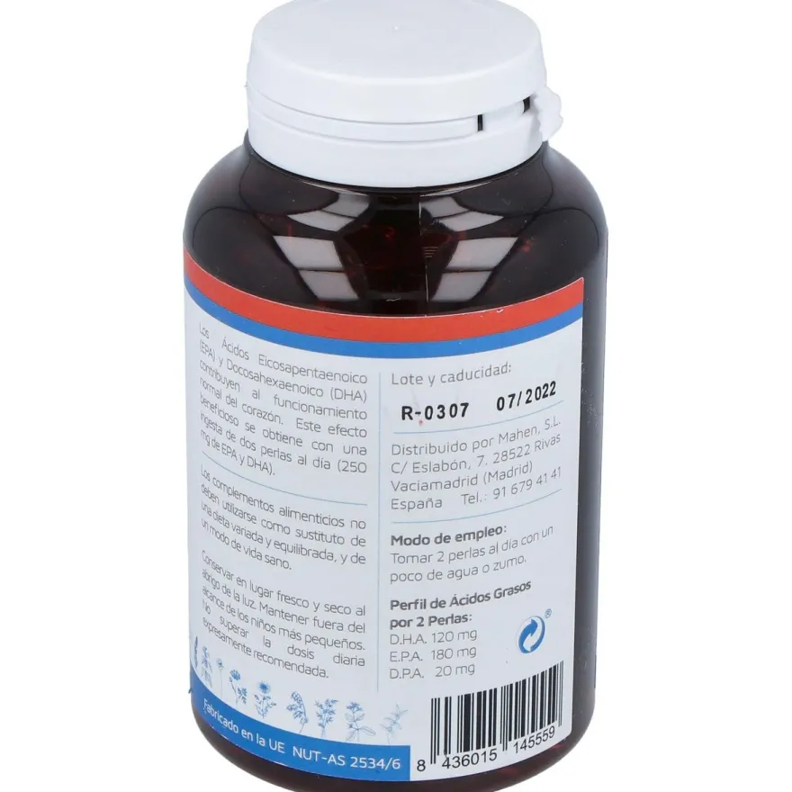 Más Omega 180 Perlas - Mahen
