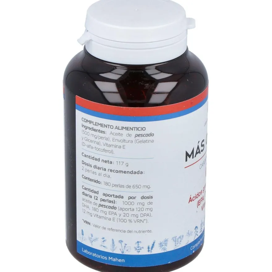 Más Omega 180 Perlas - Mahen