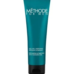 Méthode For Men Gel 3en1 Nettoyant Exfoliant y Purifiant 125 ml - Jeanne Piaubert