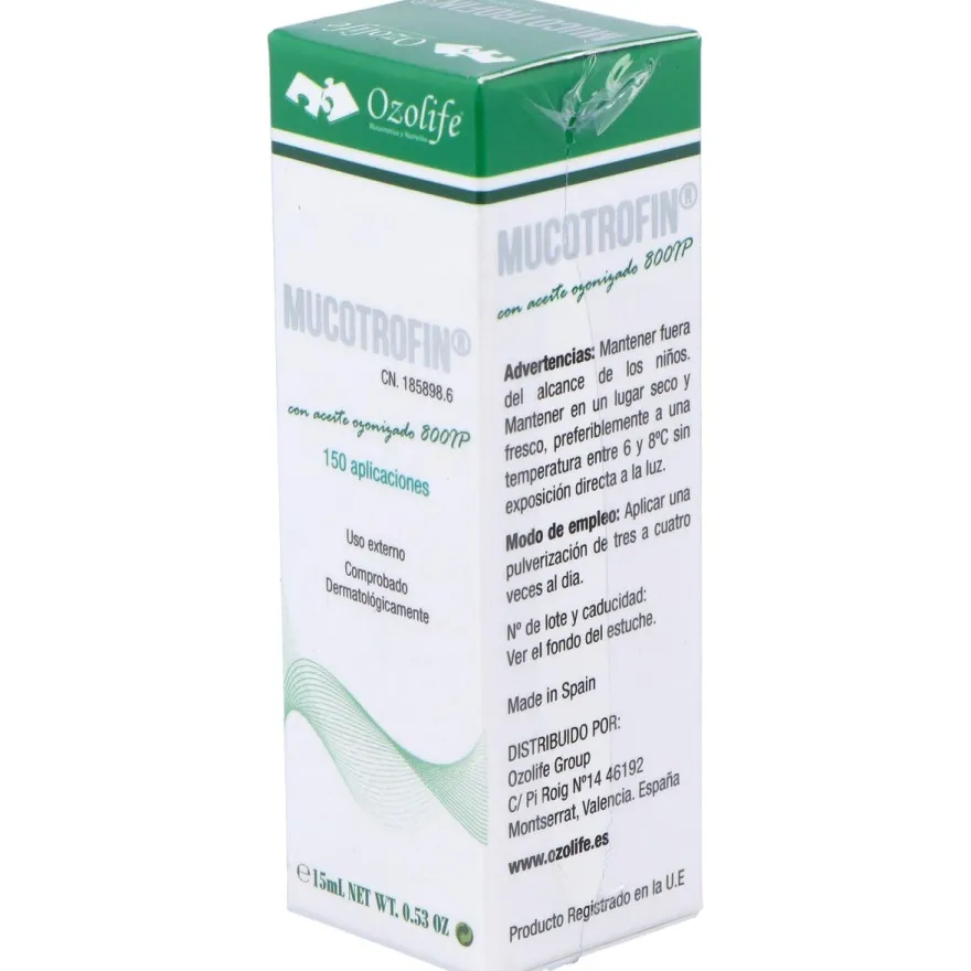 Mucotrofin Aceite Ozonizado 15Ml