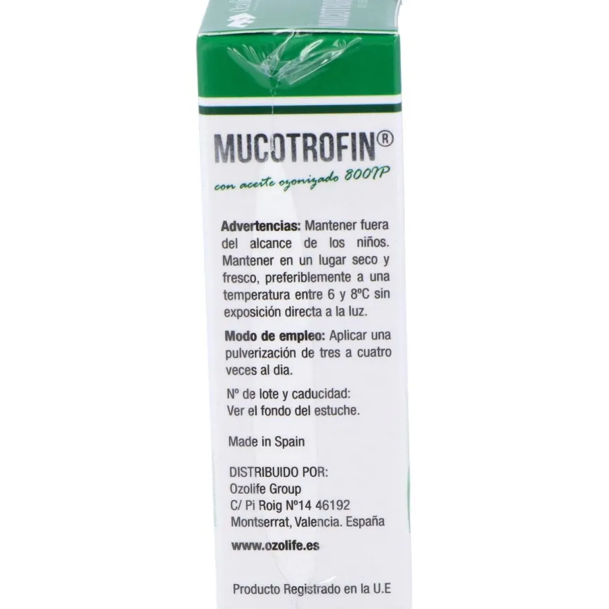 Mucotrofin Aceite Ozonizado 15Ml
