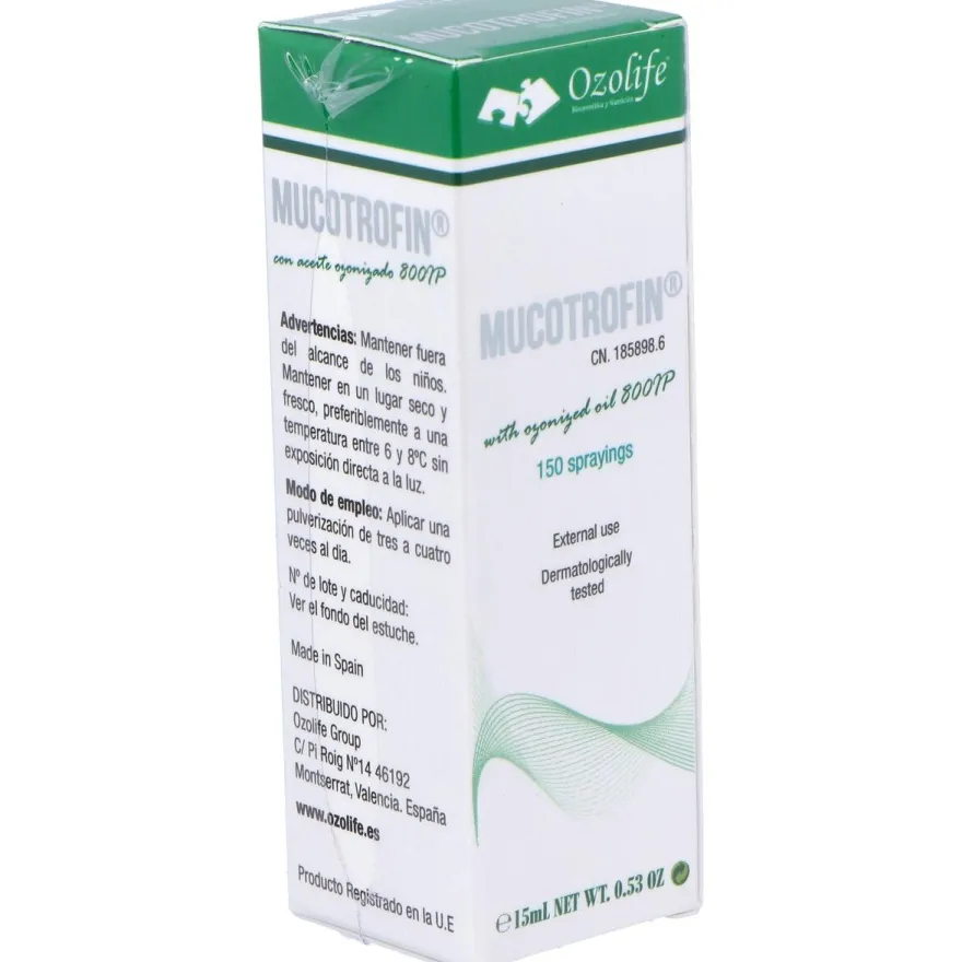 Mucotrofin Aceite Ozonizado 15Ml