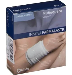 Muñequera - Farmalastic Innova Velcro (1 Unidad Talla Pequeña/mediana Color Beige) - Cinfa S a