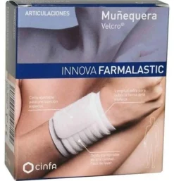 Muñequera - Farmalastic Innova Velcro (1 Unidad Talla Pequeña/mediana Color Beige) - Cinfa S a