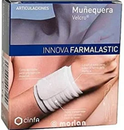 Muñequera - Farmalastic Innova Velcro (1 Unidad Talla Grande Extragrande Color Beige) - Cinfa S a