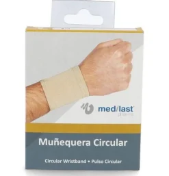 Muñequera - Medilast Circular Elastica (1 Unidad Talla Grande Color Beige)