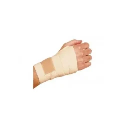 Muñequera - Medilast Velcro (1 Unidad Talla Pequeña Color Blanco-Azul-Rojo)