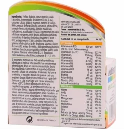 Multicentrum Plus Ginseng y Ginkgo (30 Comprimidos) - Pfizer