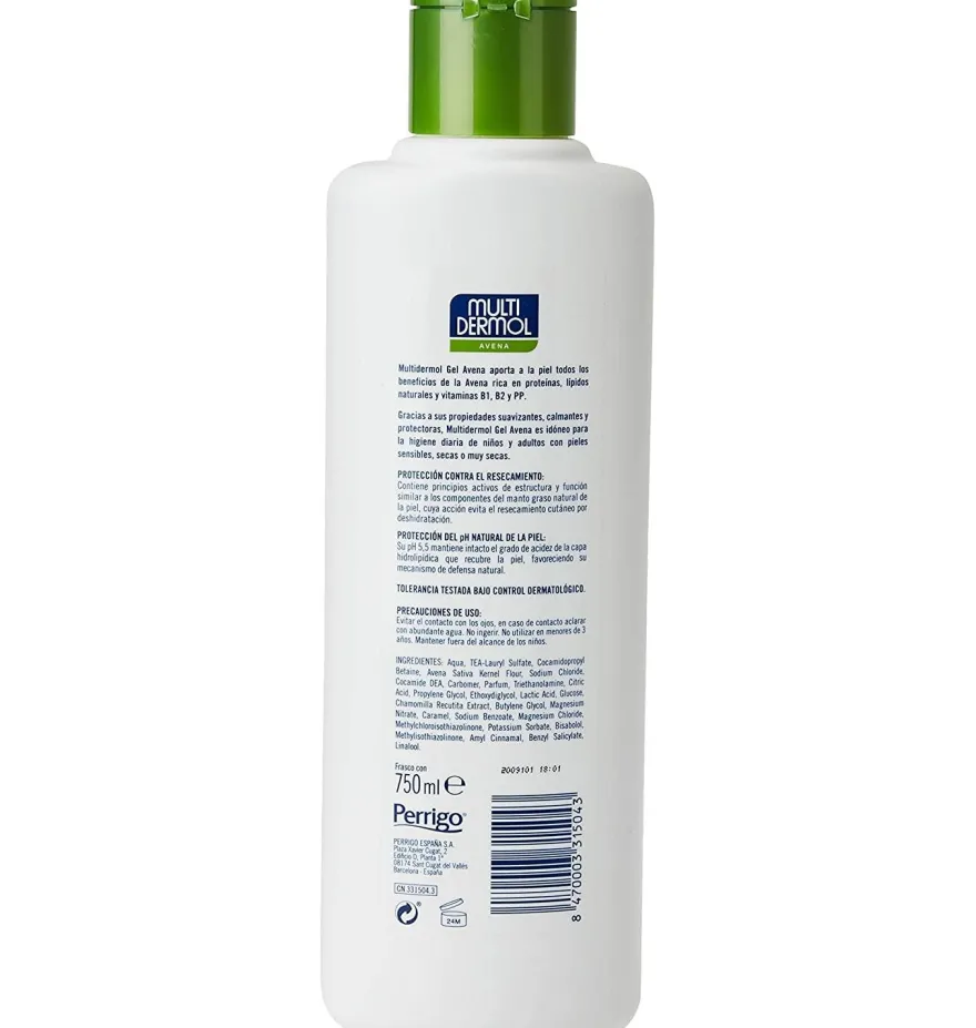Multidermol Avena Baño (1 Envase 750 ml) - Perrigo