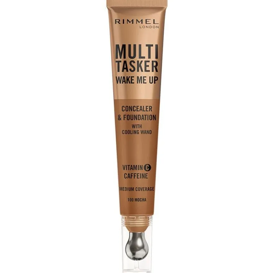 Multitasker Wake Me Up Corrector y Base de Maquillaje Mocha 20 ml - Rimmel London