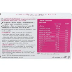 Multivigor Cabello Uñas y Piel 48comp - Santiveri