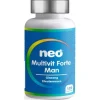 Multivit Forte Man Ginseng Eleuterococo 120comp - Neovital