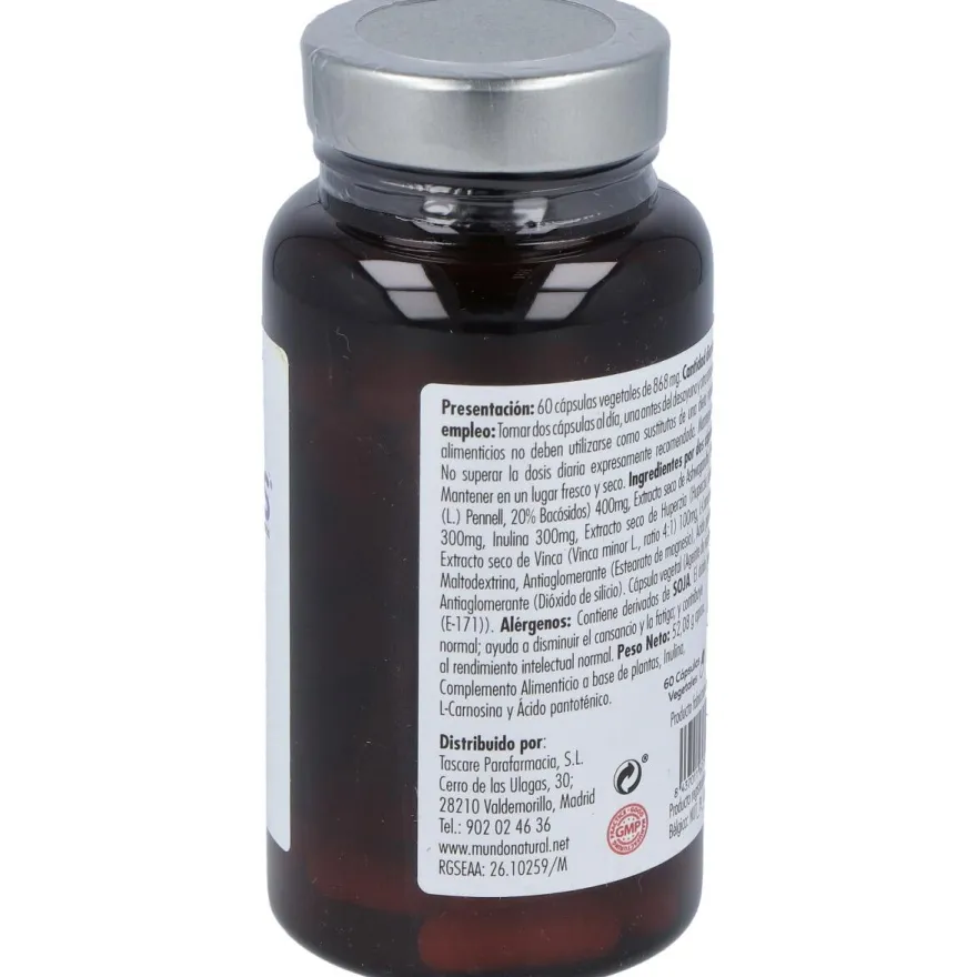 Mundo Natural Memorplus 60 Caps - Mundonatural