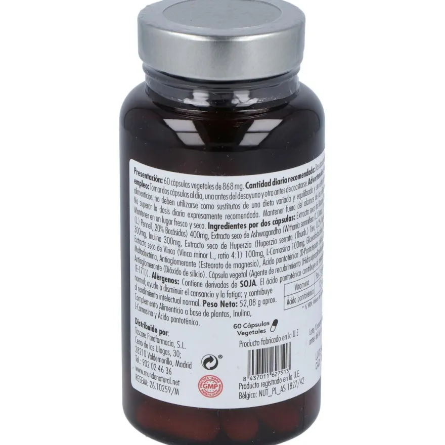 Mundo Natural Memorplus 60 Caps - Mundonatural