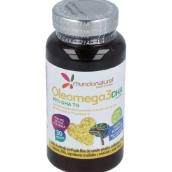 Mundonatural Oleomega3 80% Dha 1G 30Caps