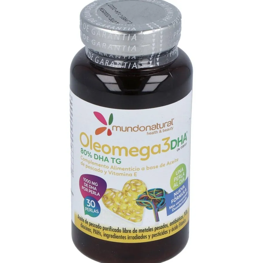 Mundonatural Oleomega3 80% Dha 1G 30Caps