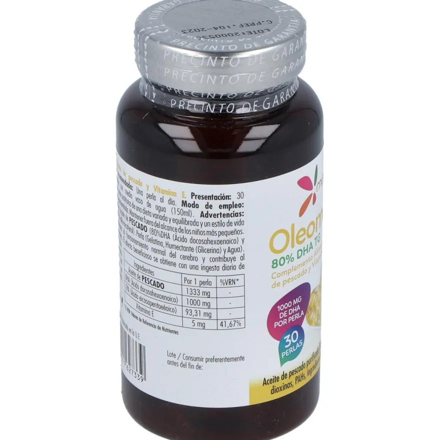 Mundonatural Oleomega3 80% Dha 1G 30Caps