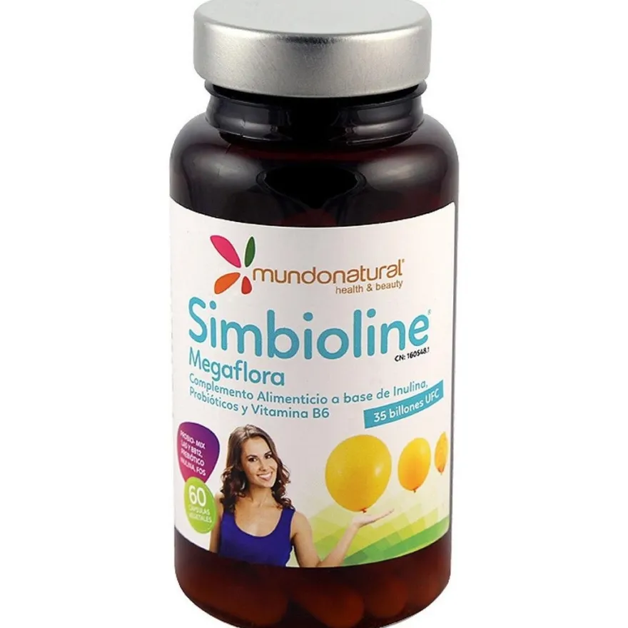 Mundo Natural Simbioline Megaflora 60caps - Mundonatural