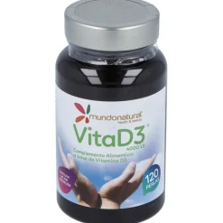Mundo Natural Vitamina D3 4000ui 120perlas - Mundonatural