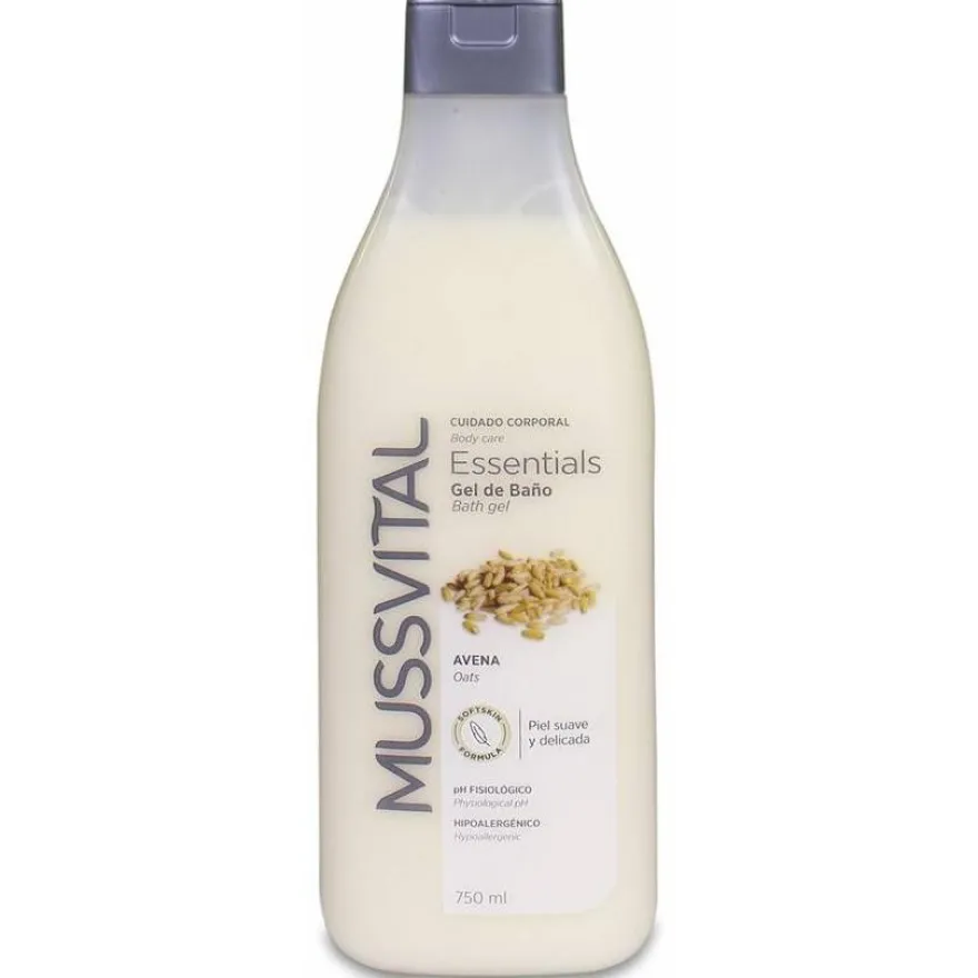 Mussvital Botanics Gel De Baño Suavizante De Avena 750Ml