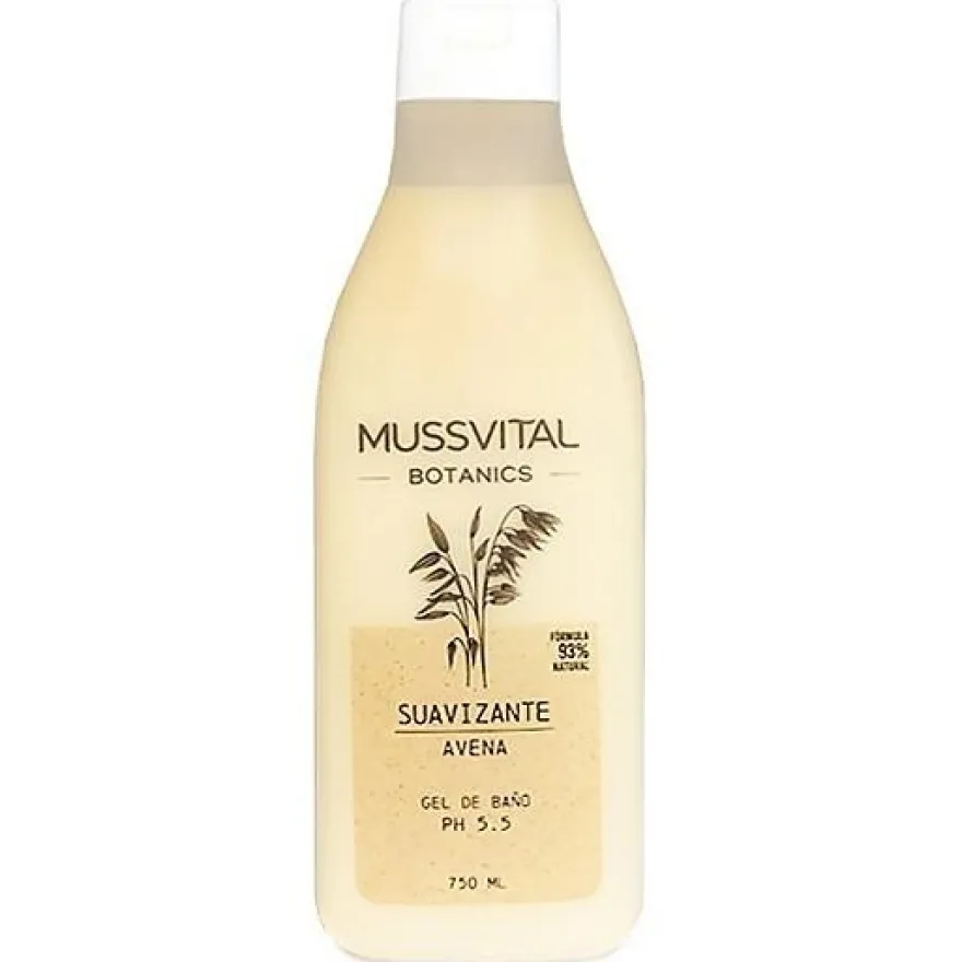 Mussvital Botanics Gel De Baño Suavizante De Avena 750Ml