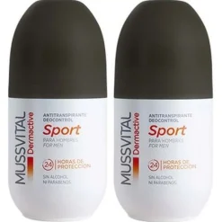 Mussvital Botanics Pack De Dos Desodorantes Masculinos Men Sport 75Ml+75Ml