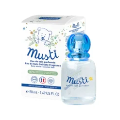 Musti Eau de Soin - Perfume Bebé, 50 ml. - Mustela